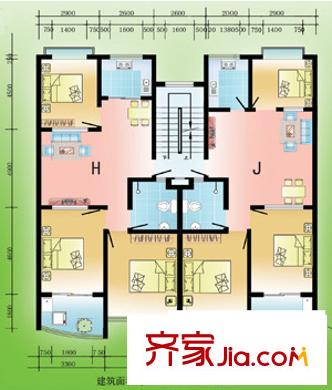 舜興旺苑戶型圖3室