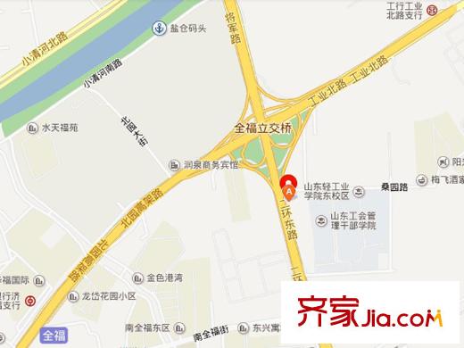 二環(huán)東路造紙廠(chǎng)宿舍交通圖 