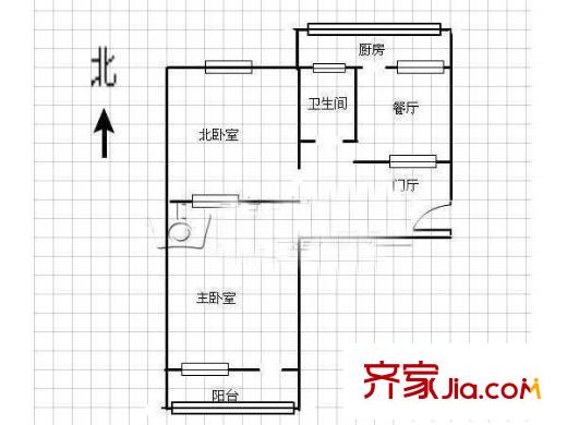 白馬山儲備局宿舍 戶型圖