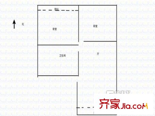 少年路鐵路局宿舍 戶型圖