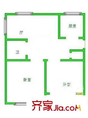 郵電醫(yī)院宿舍 戶(hù)型圖