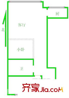 省一輕供銷公司宿舍 戶型圖