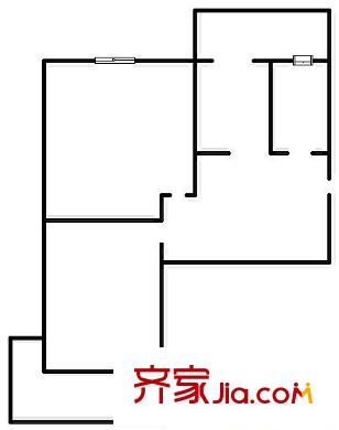 六里山南路干休所宿舍戶型圖英雄山路干休所宿舍 2室 戶型圖 2室1廳1衛(wèi)1廚