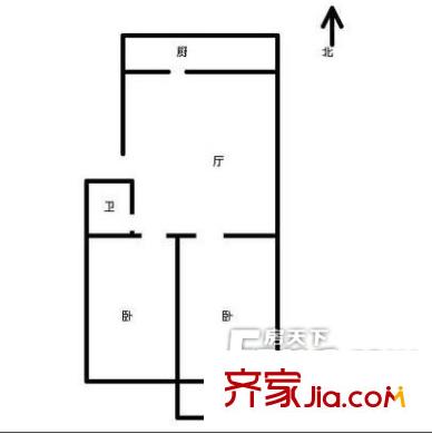 河務(wù)局宿舍(經(jīng)十一路)戶型圖河務(wù)局宿舍（經(jīng)十一路） 2室1廳
