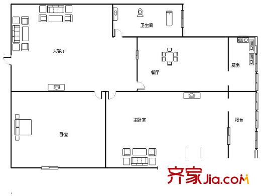 少年路鐵路局宿舍 戶型圖