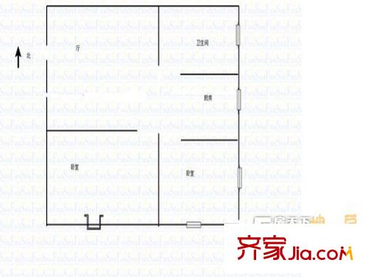 少年路鐵路局宿舍 戶型圖