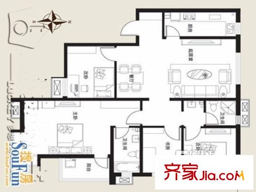 舜陽山莊 戶型圖