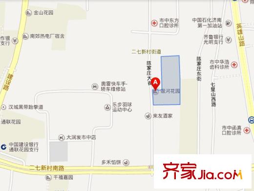 銀河花園交通圖 