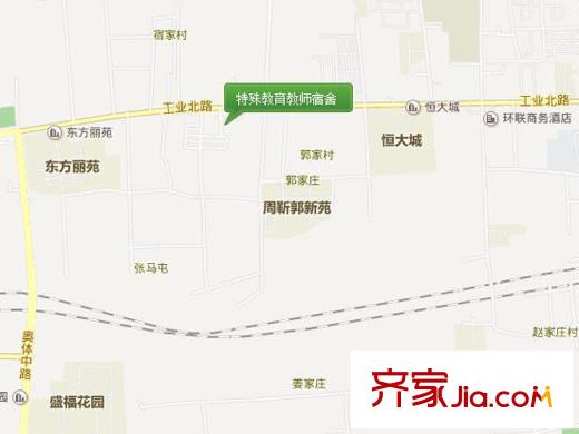 特殊教育教師宿舍交通圖 