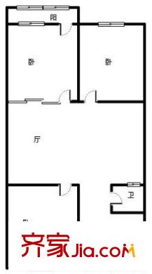 六里山南路干休所宿舍戶型圖英雄山路干休所宿舍 3室 戶型圖 3室2廳1衛(wèi)1廚
