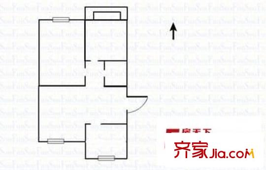 華達(dá)宿舍 0室 戶型圖