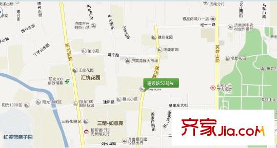 建設(shè)路52號院交通圖 
