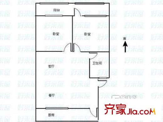 民天面粉廠宿舍 戶型圖