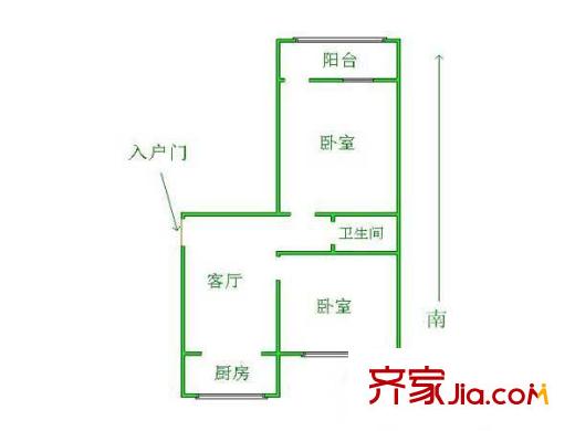 鞭指巷單位宿舍 戶型圖
