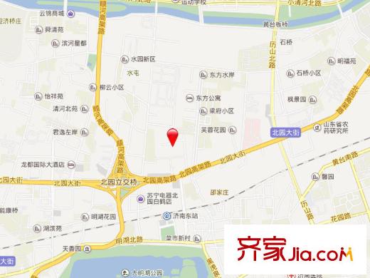 楊莊小區(qū)交通圖 