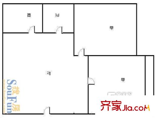 民天面粉廠宿舍 戶型圖