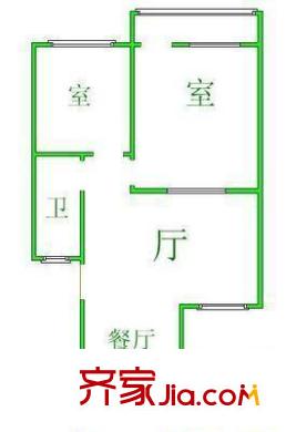 千佛山西路燃料集團(tuán)宿舍戶型圖1