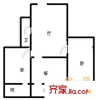 河務(wù)局宿舍(利農(nóng)莊路)戶型圖河務(wù)局宿舍(利農(nóng)莊路) 戶型圖5 2室2廳1衛(wèi)1廚