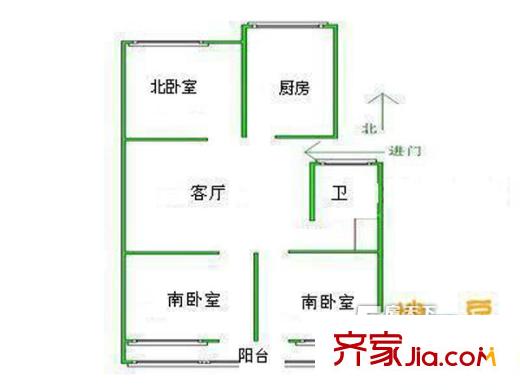 館驛街交通銀行宿舍 戶型圖