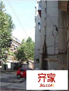 化工廠宿舍外景圖 