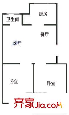 黃橋花園戶型圖221 103 2室2廳1衛(wèi)1廚