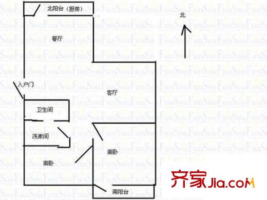 燃料集團(tuán)宿舍 戶型圖