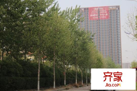 聯(lián)發(fā)河畔迷你公寓外景圖項目實景圖（2015-1-21）