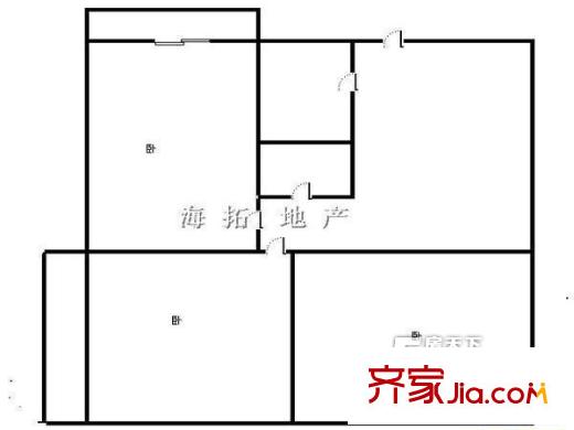 歷城教委宿舍 戶型圖