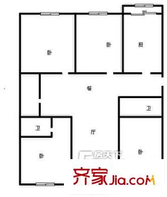 化工廠宿舍 戶型圖