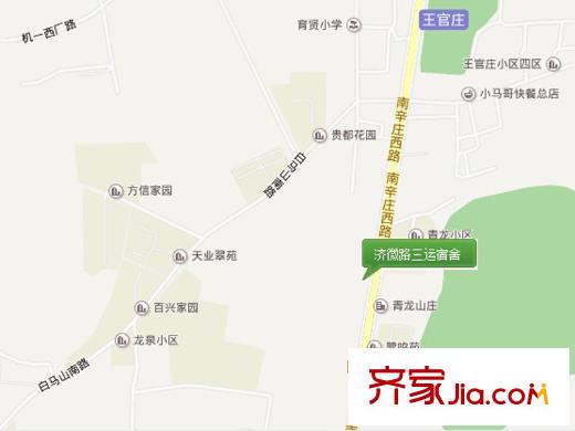濟(jì)微路三運(yùn)宿舍交通圖 