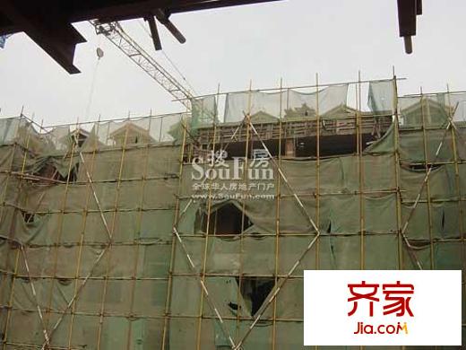 合豐苑外景圖封頂?shù)?號樓