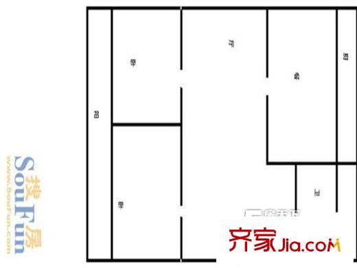 館驛街交通銀行宿舍 戶型圖