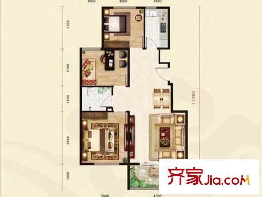 太陽新城 戶型圖