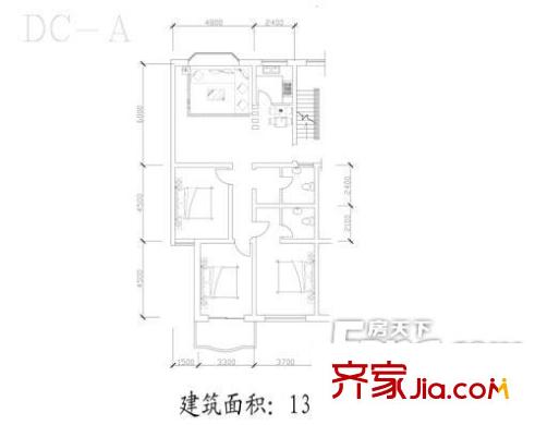 濼口花園 戶型圖
