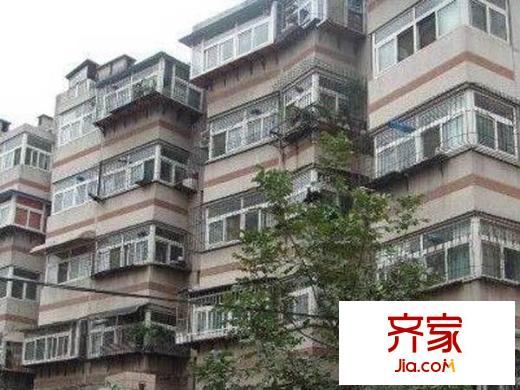 建材局單位宿舍外景圖 