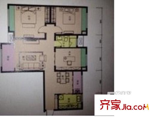 谷山溪苑 戶型圖