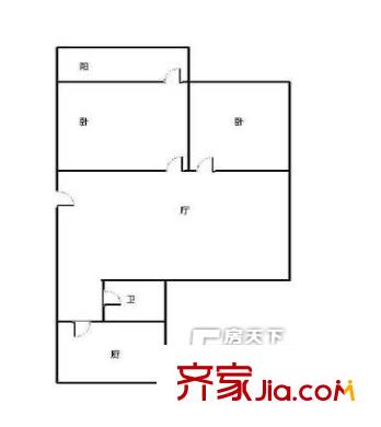 玉函路時(shí)報(bào)宿舍戶型圖玉函路30號(hào)時(shí)報(bào)宿舍2-1 2室1廳1衛(wèi)1廚