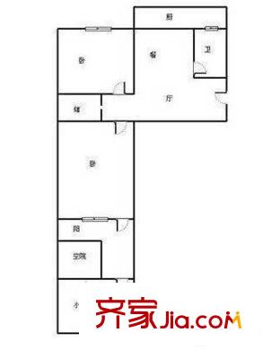 省社會科學院宿舍 戶型圖