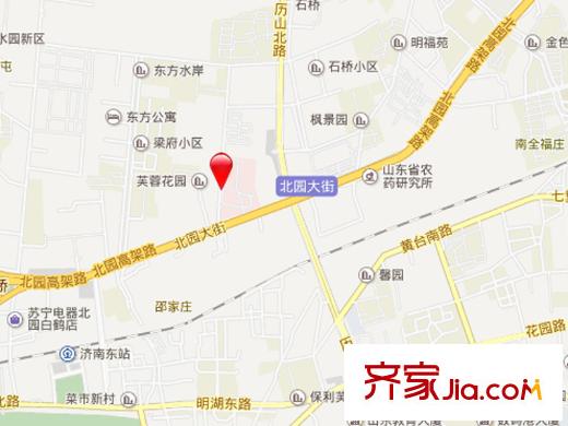 七一路小區(qū)交通圖 