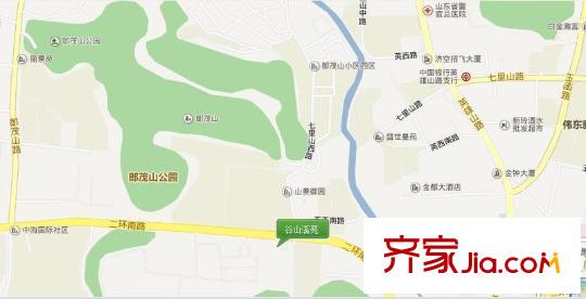 谷山溪苑交通圖 