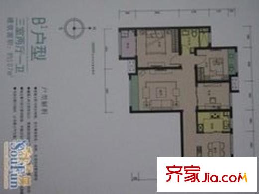 谷山溪苑 戶型圖