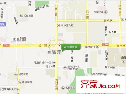 省體育宿舍交通圖 
