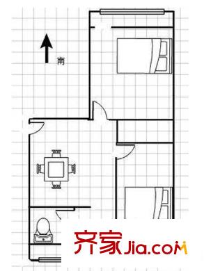 經(jīng)五緯八小區(qū) 戶型圖