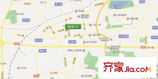 福音里小區(qū)交通圖 