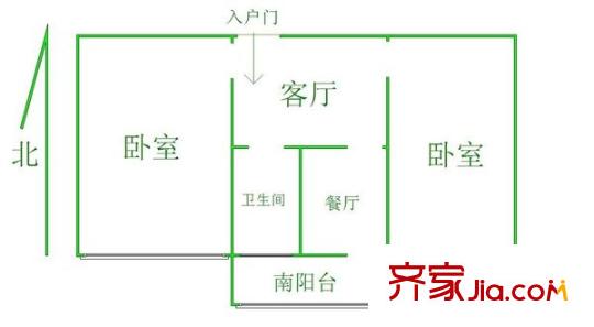 緯三路單位宿舍戶型圖小柳行頭43號(hào) 0室 戶型圖 