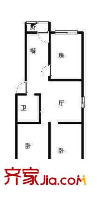 濟(jì)南 舜耕路財(cái)政學(xué)院宿舍 戶型圖