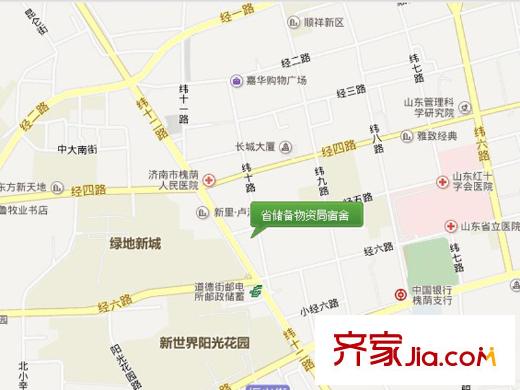 省儲備物資局宿舍交通圖 