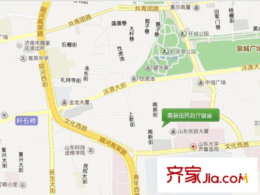 南新街民政廳宿舍交通圖 