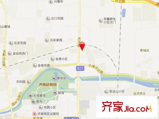 濼都小區(qū)交通圖 