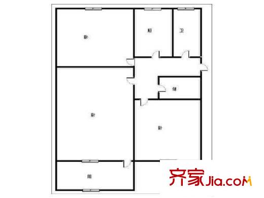 玉函路工行宿舍 戶(hù)型圖